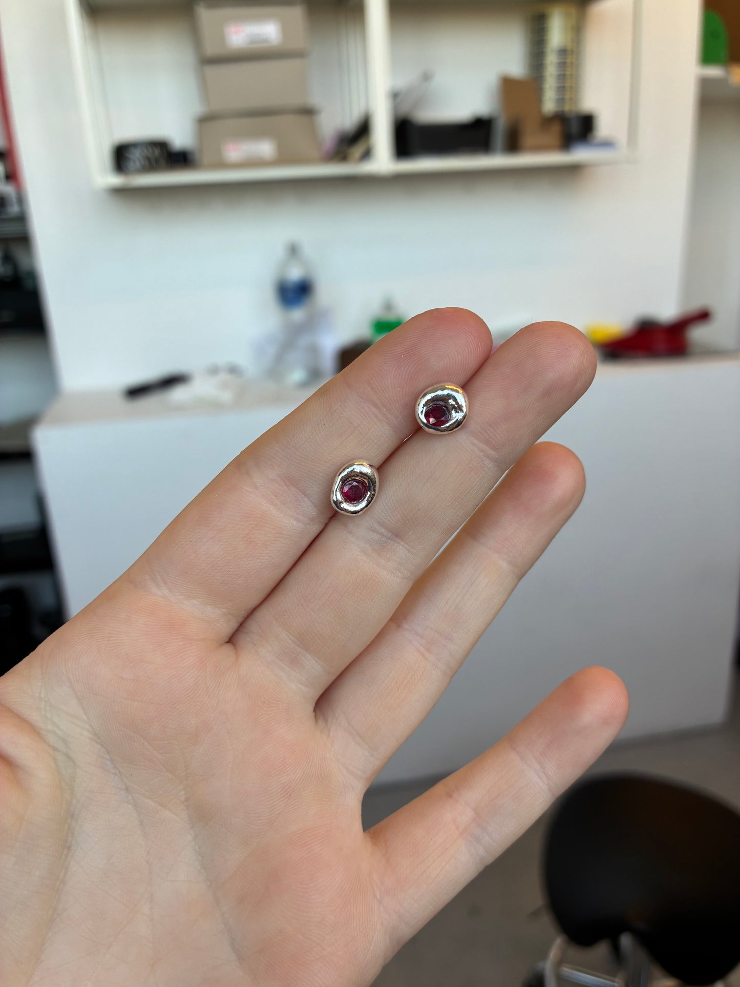 Ruby Studs