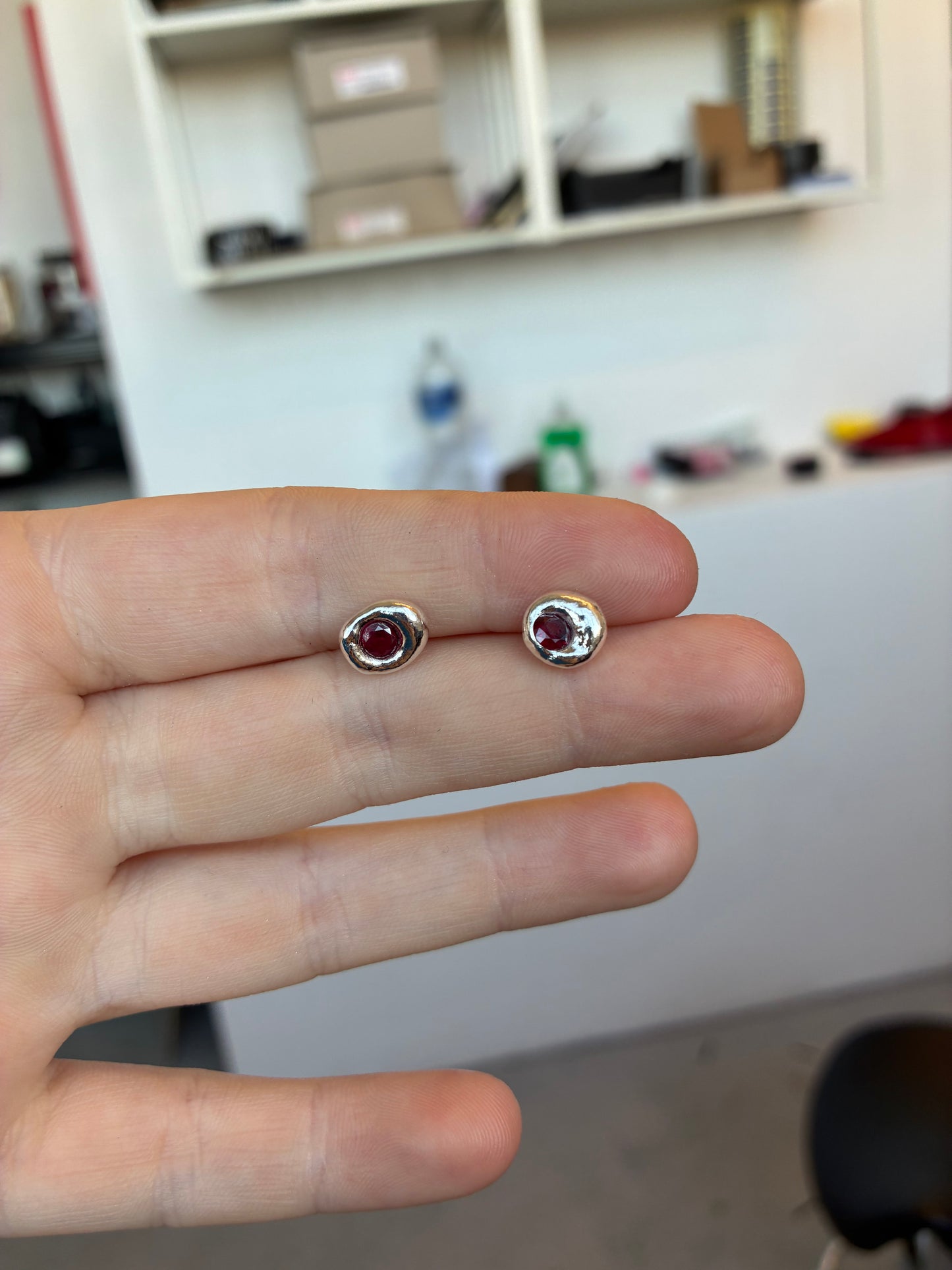 Ruby Studs